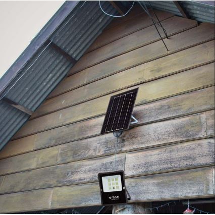 LED Außen-Solarstrahler LED/6W/3,2V 6400K IP65 4000 mAh + Fernbedienung