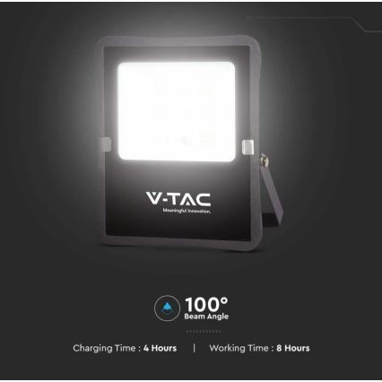 LED Außen-Solarstrahler LED/6W/3,2V 6400K IP65 4000 mAh + Fernbedienung