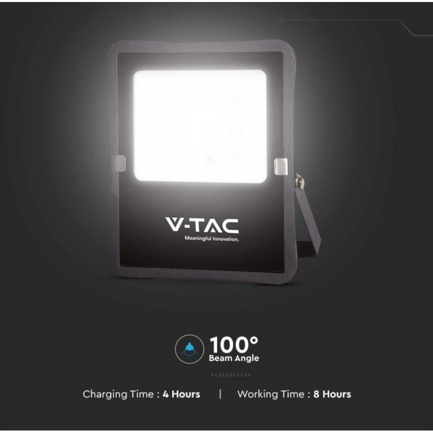 LED Außen-Solarstrahler LED/6W/3,2V 6400K IP65 4000 mAh + Fernbedienung