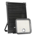 LED Außen-Solarstrahler mit Sensor LED/30W/6,4V IP65 3000/4000K 6000 mAh + Fernbedienung