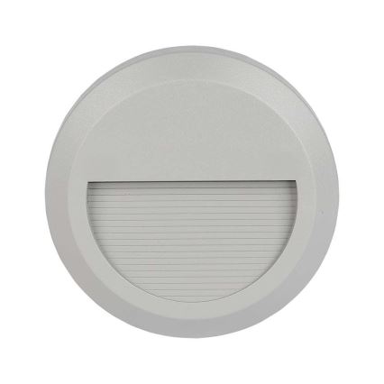 LED Außen-Treppenleuchte LED/2W/230V IP65 3000K grau