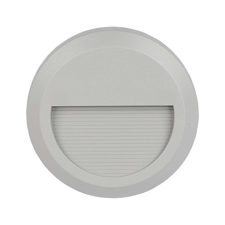 LED Außen-Treppenleuchte LED/2W/230V IP65 3000K grau