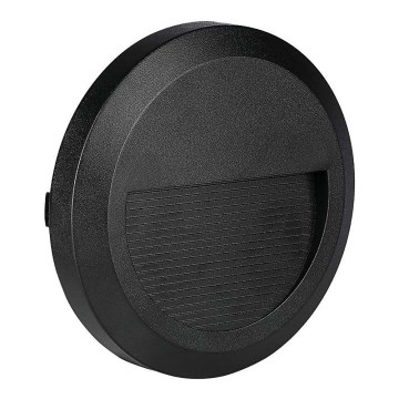 LED Außen-Treppenleuchte LED/2W/230V IP65 3000K Schwarz