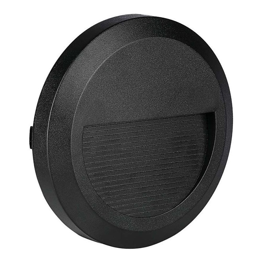 LED Außen-Treppenleuchte LED/2W/230V IP65 3000K Schwarz