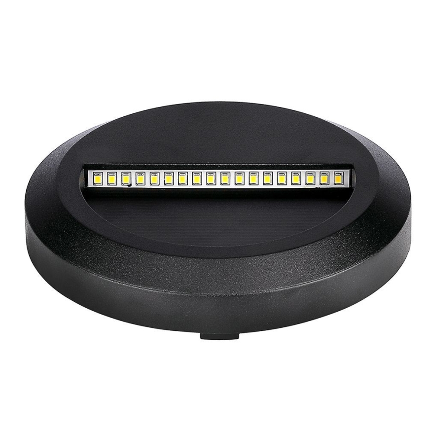 LED Außen-Treppenleuchte LED/2W/230V IP65 4000K Schwarz