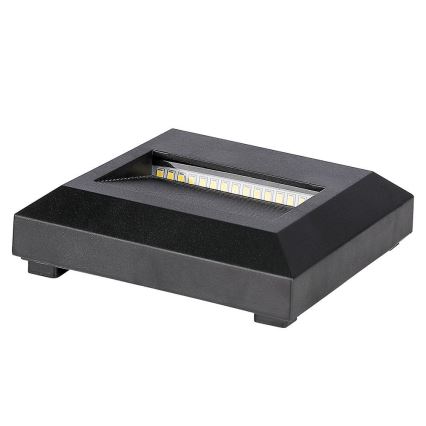 LED Außen-Treppenleuchte LED/2W/230V IP65 4000K Schwarz