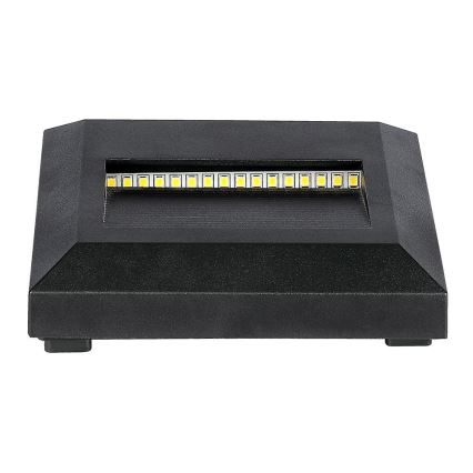 LED Außen-Treppenleuchte LED/2W/230V IP65 4000K Schwarz