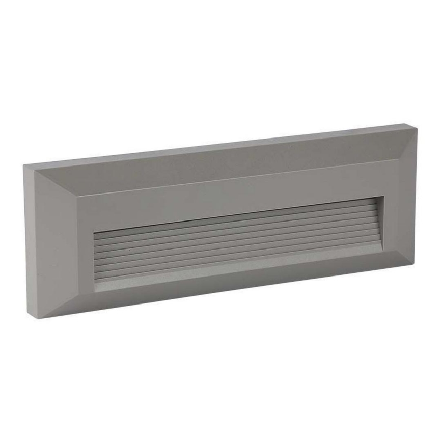 LED Außen-Treppenleuchte LED/3W/230V IP65 3000K grau