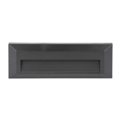 LED Außen-Treppenleuchte LED/3W/230V IP65 3000K Schwarz