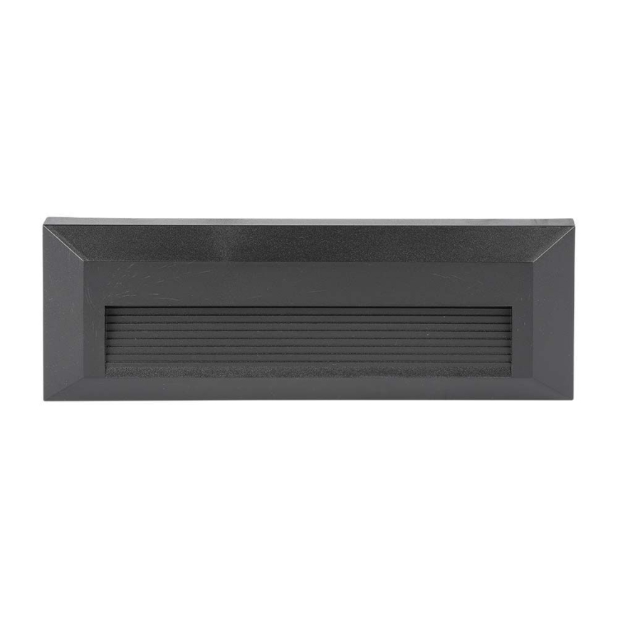 LED Außen-Treppenleuchte LED/3W/230V IP65 3000K Schwarz