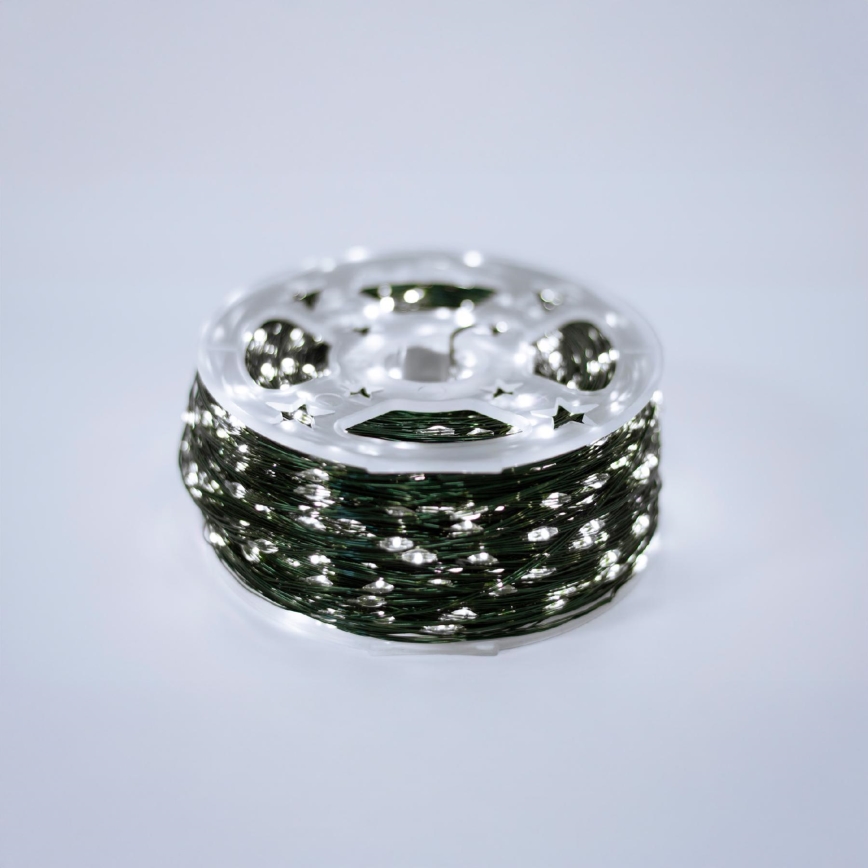 LED-Außen-Weihnachtslichterkette 1500xLED/230V 8 Funktionen 153 m IP44 kaltweiß + Fernbedienung