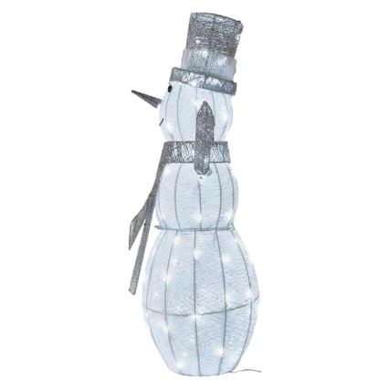 LED Außen-Weihnachtsdekoration 80xLED/3,6W/230V IP44 82 cm Schneemann