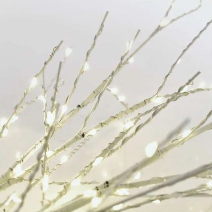 LED-Außen-Weihnachtsdekoration, 100 LEDs, 3×AA, warmweiß, IP44