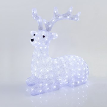 LED-Außen-Weihnachtsdekoration 200xLED/6W/230V IP44 kaltweiß Hirsch