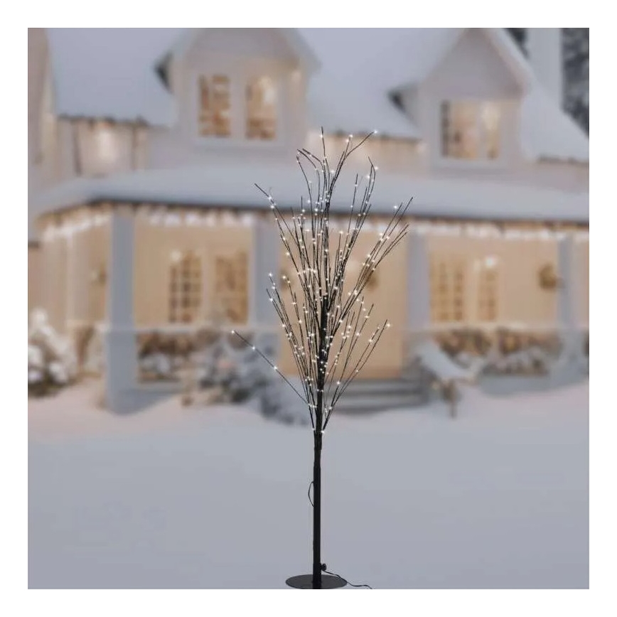 LED-Außen-Weihnachtsdekoration 600 LEDs/3,8 W/230 V 120 cm warmweiß IP44
