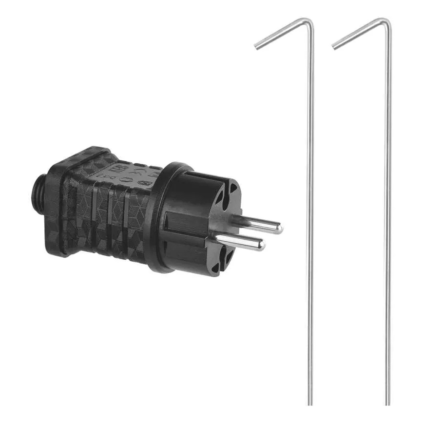 LED-Außen-Weihnachtsdekoration 600 LEDs/3,8 W/230 V 120 cm warmweiß IP44
