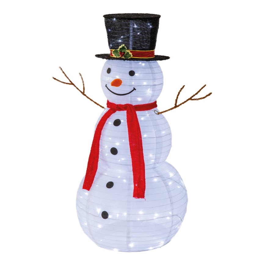 LED Außen-Weihnachtsdekoration LED/1,4W/230V 90 cm IP44 Schneemann