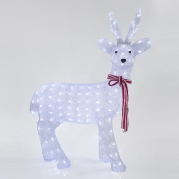 LED Außen-Weihnachtsdekoration LED/6W/230V IP44 kaltweiß Rentier