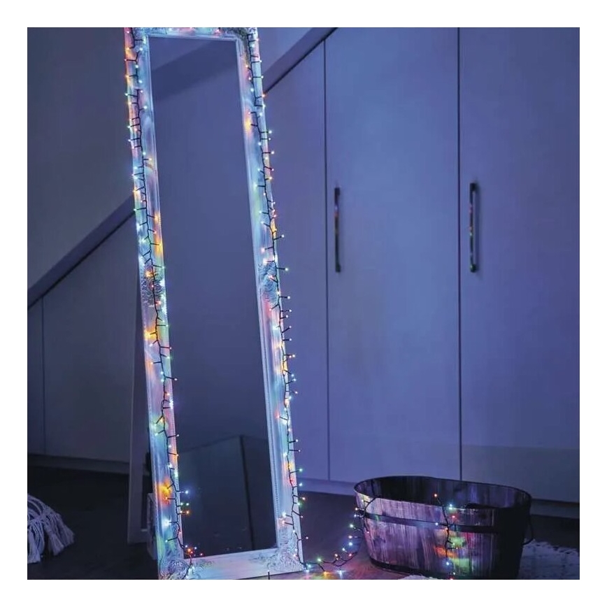 LED Außen-Weihnachtslichterkette 150xLED/27,35m IP44 mehrfarbig