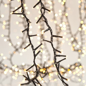 LED-Außen-Weihnachtskette SNAKE, 1300 LEDs, 29,1 m, IP44, warmweiß