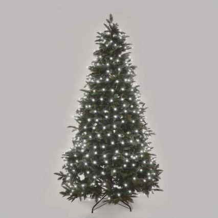 LED-Außen-Weihnachtslichterkette, 480 LEDs / 8 Funktionen, 53 m, kaltweiß, IP44