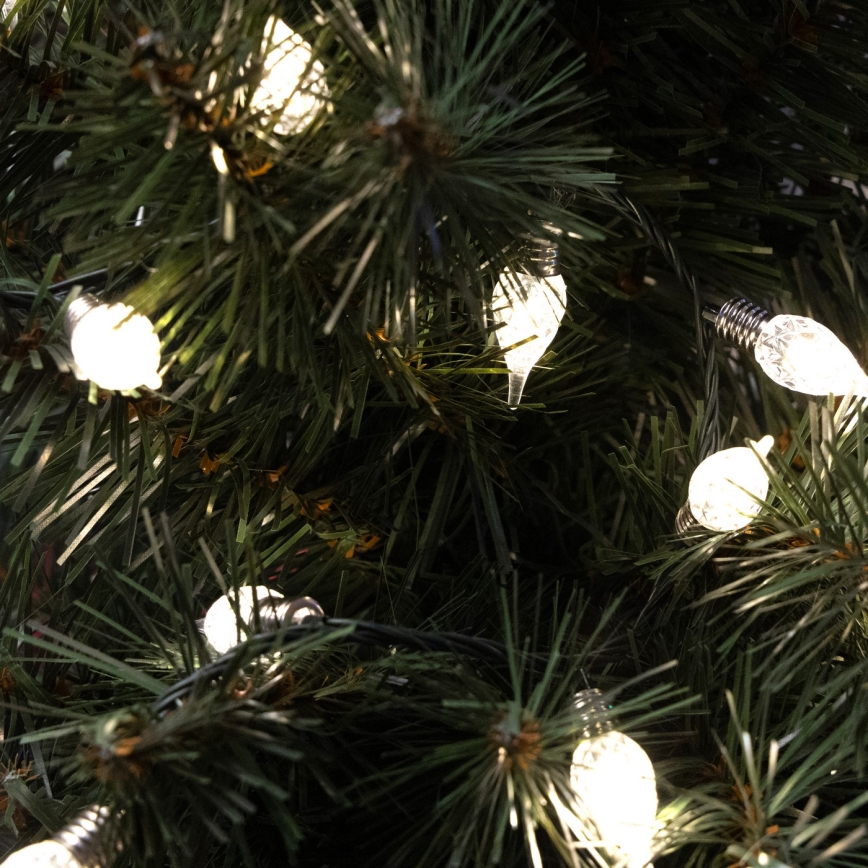 LED-Außen-Weihnachtslichterkette LINE 200 LEDs 12,75 m IP44 warmweiß