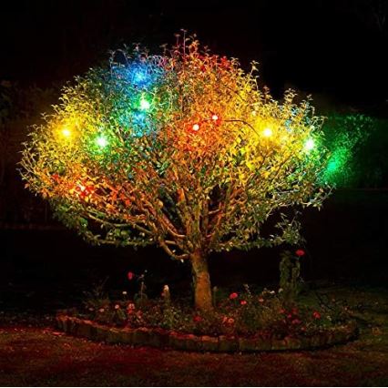 LED Außenlichterkette EASY CONNECT 8xE27 5m IP44 mehrfarbig