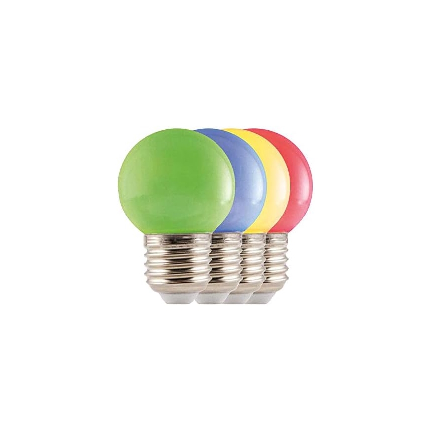 LED Außenlichterkette EASY CONNECT 8xE27 5m IP44 mehrfarbig