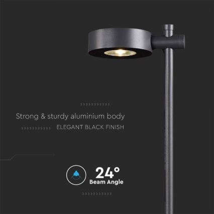LED-Außenleuchte LED/7W/230V 3000K IP65 schwarz