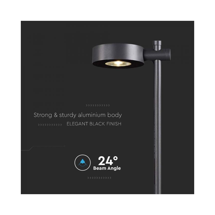 LED-Außenleuchte LED/7W/230V 3000K IP65 schwarz