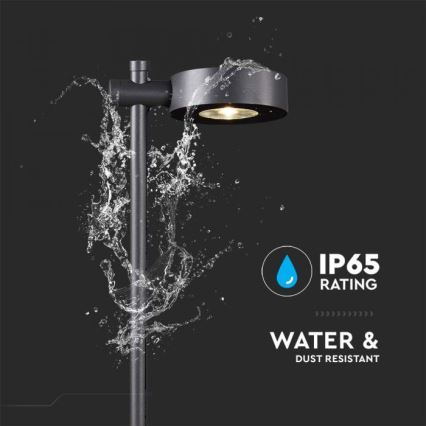 LED-Außenleuchte LED/7W/230V 3000K IP65 schwarz