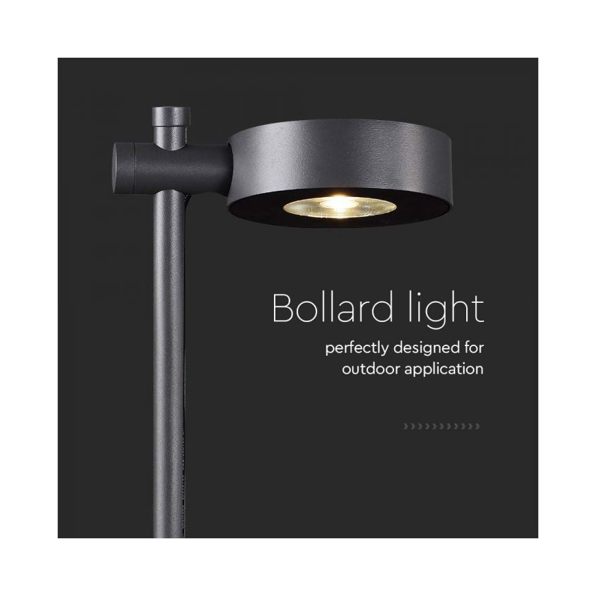 LED-Außenleuchte LED/7W/230V 3000K IP65 schwarz