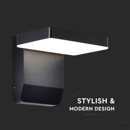 LED Außenwandleuchte flexibel LED/17W/230V IP65 4000K schwarz
