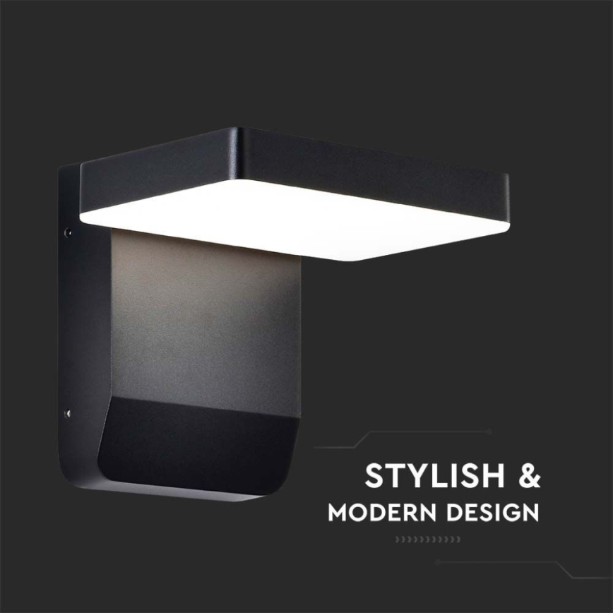 LED Außenwandleuchte flexibel LED/17W/230V IP65 4000K schwarz