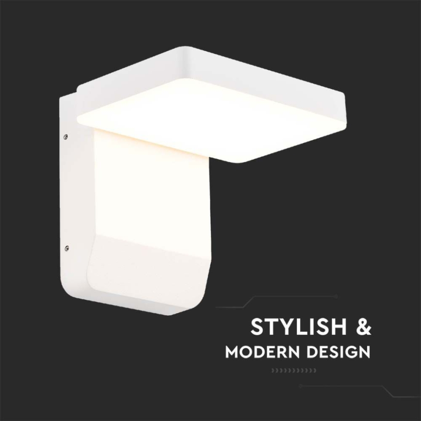 LED Außenwandleuchte flexibel LED/17W/230V IP65 4000K Weiß