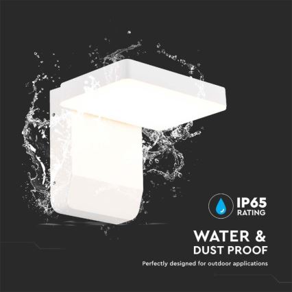 LED Außenwandleuchte flexibel LED/17W/230V IP65 4000K Weiß