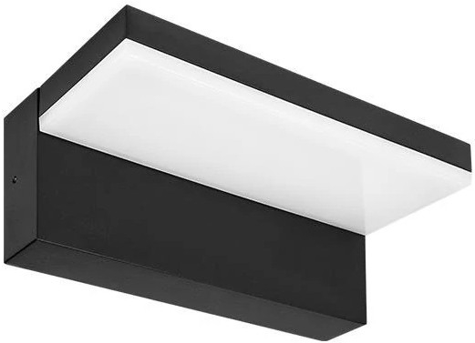 LED Außenwandleuchte HESTIO LED/9W/230V 4000K IP44 schwarz