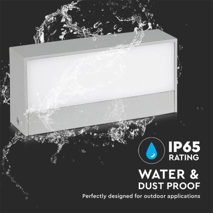 LED Außenwandleuchte LED/12W/230V 6400K IP65