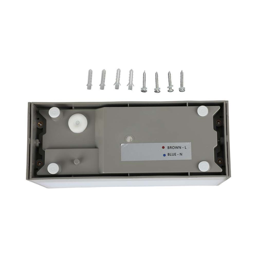 LED Außenwandleuchte LED/12W/230V 6400K IP65