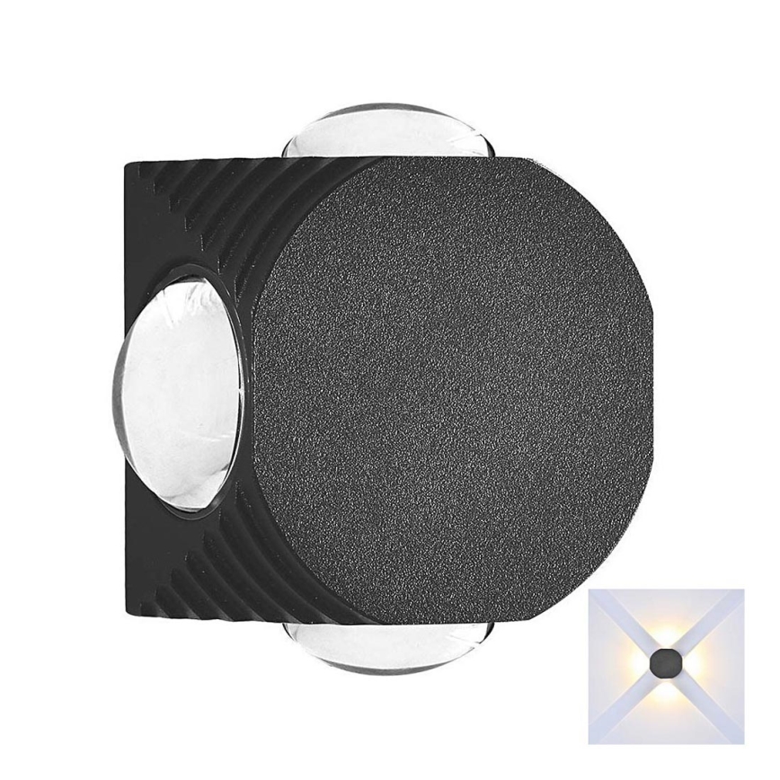 LED Außenwandleuchte LED/4W/230V 4000K IP54 schwarz