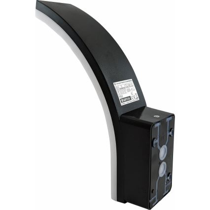LED Dimmbare Außenwandleuchte mit Bewegungsmelder und Dämmerungssensor LED/12/15/20W/230V IP65 schwarz