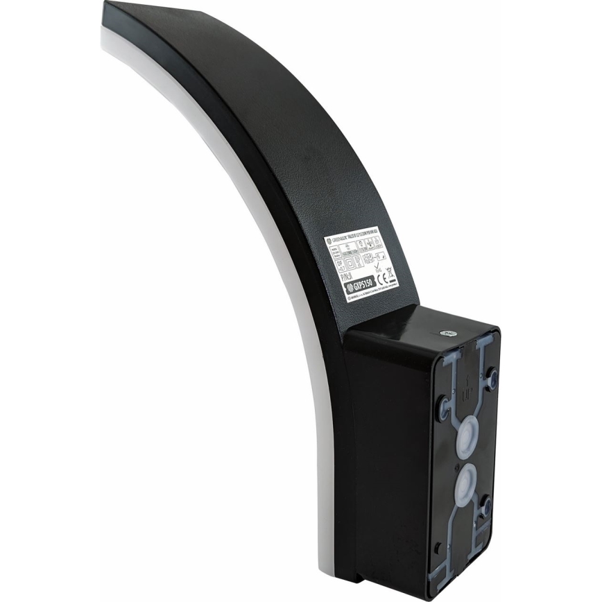 LED Dimmbare Außenwandleuchte mit Bewegungsmelder und Dämmerungssensor LED/12/15/20W/230V IP65 schwarz