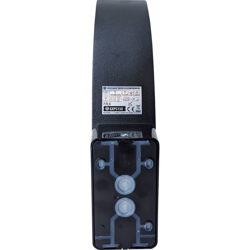 LED Dimmbare Außenwandleuchte mit Bewegungsmelder und Dämmerungssensor LED/12/15/20W/230V IP65 schwarz