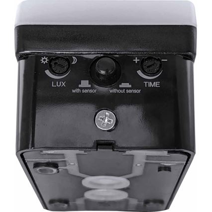 LED Dimmbare Außenwandleuchte mit Bewegungsmelder und Dämmerungssensor LED/12/15/20W/230V IP65 schwarz
