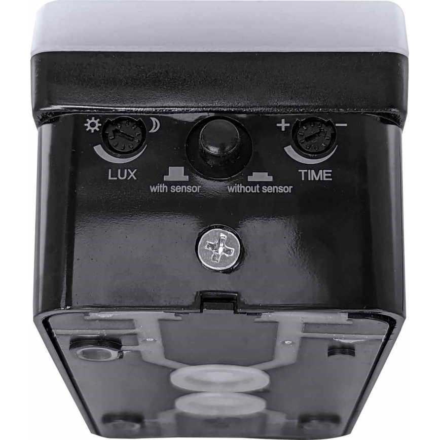 LED Dimmbare Außenwandleuchte mit Bewegungsmelder und Dämmerungssensor LED/12/15/20W/230V IP65 schwarz