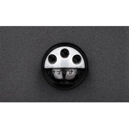 LED-Außenwandleuchte mit Sensor HESTIO LED/9W/230V 4000K IP44 schwarz