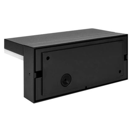 LED-Außenwandleuchte mit Sensor LED/9W/230V 4000K IP44 schwarz