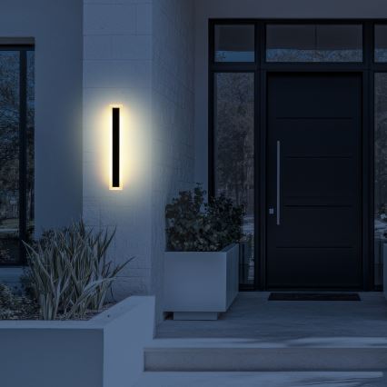 LED-Außenwandleuchte WOW LED/20W/230V 3000/4000/6500K 60 cm IP54 schwarz