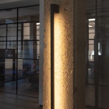 LED Außenwandleuchte YALTE LED/10W/230V 3000K IP54 Schwarz