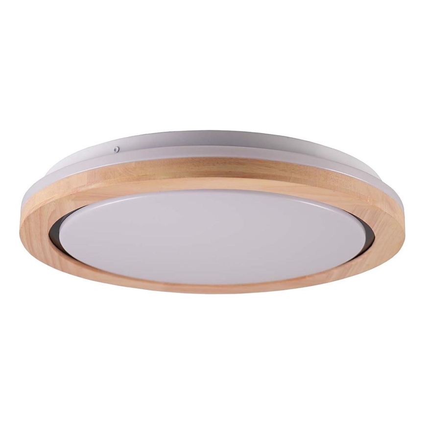 LED-Badezimmer-Deckenleuchte aus Eiche LED/24W/230V Ø 39 cm IP44